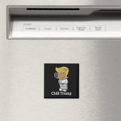 Aimant Cool Chill Guy Mème Tee - shirts - Trump Chill Guy (In Situ (Lave-vaisselle))