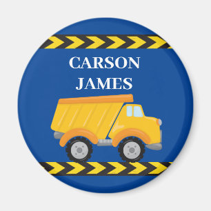 Aimant Cool Construction Camion Camion sur mesure Enfants