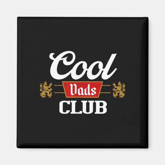Aimant Cool Dads Club Shirt Father's Day From Daughter So (Devant)
