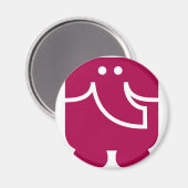 Aimant Cool Elephant icône design (Recto/Verso)