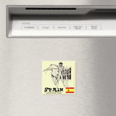 Aimant Cool Espagne corrida graphisme design d'aimant (In Situ (Lave-vaisselle))