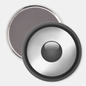 Aimant Cool et fun Musique Conception du haut-parleur (Recto/Verso)