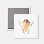 Aimant Cool et sucré (Recto/Verso)