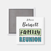 Aimant Cool Famille Reunion Keepsaké Souvenir Cadeau (Recto/Verso)