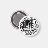 Aimant Cool français Horn Design (Recto/Verso)