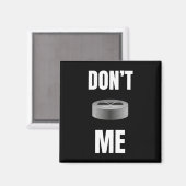 Aimant Cool Funny Puck With Stick Hockey (Recto/Verso)