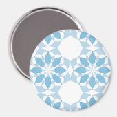 Aimant Cool, girly, moderne, tendance fleur unique abstra (Recto/Verso)