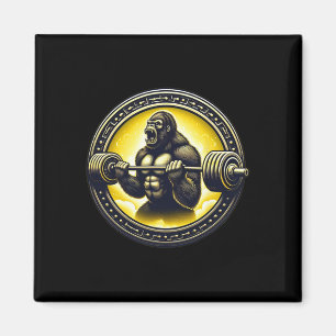 Aimant Cool Gorilla Art Bodybuilding Poids Gym Ap