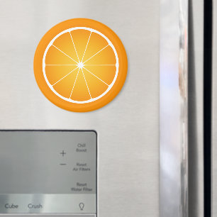 Aimant Cool Juicy tranche de fruits orange