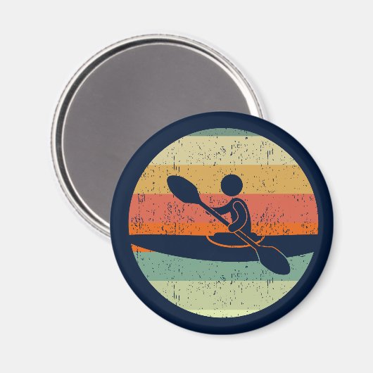 Aimant Cool Kayak Sunset (Recto/Verso)