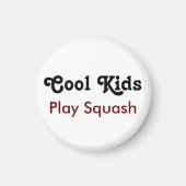 Aimant Cool Kids Play Squash (Devant)