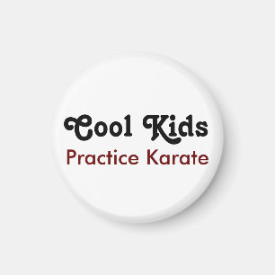 Aimant Cool Kids Practice Karaté