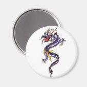 Aimant Cool Oriental Purple Dragon (Recto/Verso)