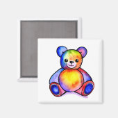 Aimant Cool Ours mou Teddy positif (Recto/Verso)