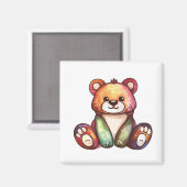 Aimant Cool Ours mou Teddy positif (Recto/Verso)