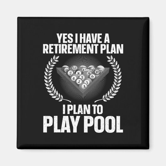 Aimant Cool Pool Conception Pour Hommes Femmes Billard Lo (Devant)