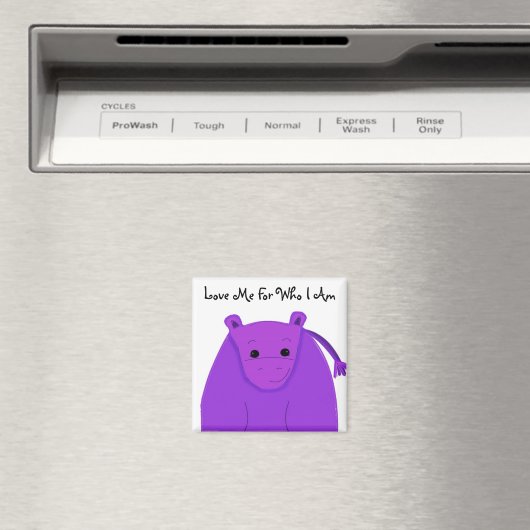 Aimant Cool Purple Hippo (In Situ (Lave-vaisselle))