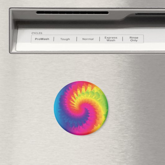 Aimant Cool Rainbow Tie Dye (In Situ (Lave-vaisselle))