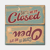 Aimant Cool rétro ouvert (Devant)