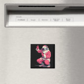 Aimant Cool Santa Moves With Vr Headset For Gaming Christ (In Situ (Lave-vaisselle))