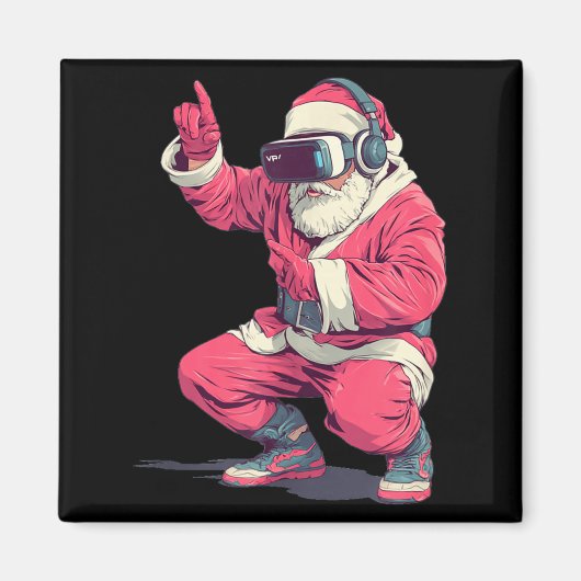 Aimant Cool Santa Moves With Vr Headset For Gaming Christ (Devant)