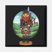 Aimant Cool Scottish Nutcracker Bagpes  (Devant)