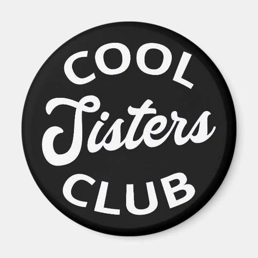 Aimant Cool Sisters Club I (Devant)