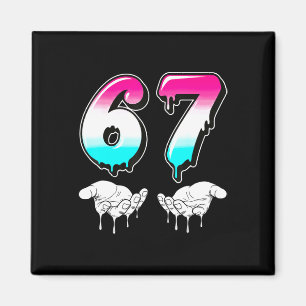 Aimant Cool Six Seven 6 7 Mème Costume Slang Gen Alpha Ma