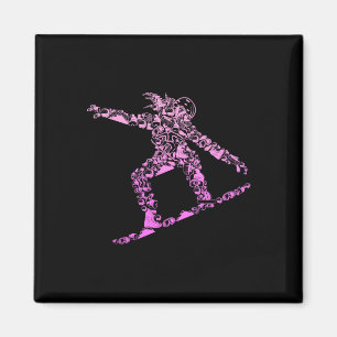 Aimant Cool Snowboarder Vêtements Et Idées Cadeaux Femmes