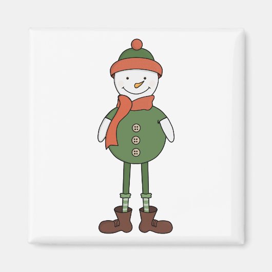 Aimant Cool Snowman (Devant)
