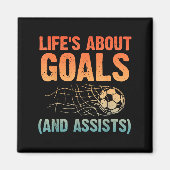 Aimant Cool Soccer Art For Men Women Soccer Lovers Soccer (Devant)
