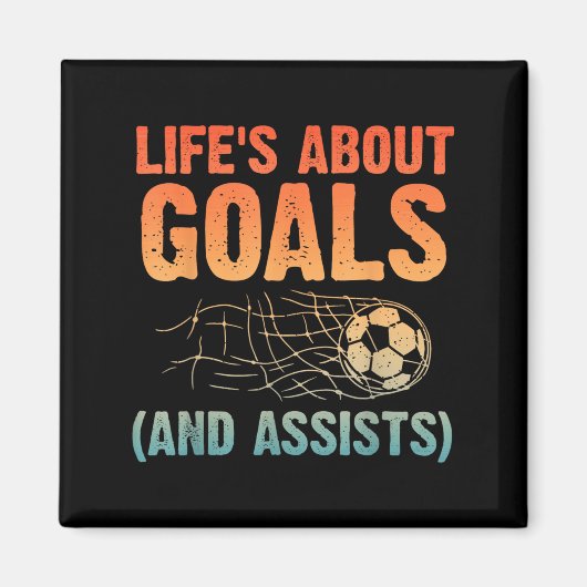 Aimant Cool Soccer Art For Men Women Soccer Lovers Soccer (Devant)