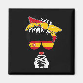 Aimant Cool Spanish Coffee Mama Mom Girl Sis Aunt Spain F (Devant)