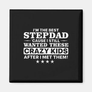 Aimant Cool Stepdad For Men Père Step Papa Parenthood St