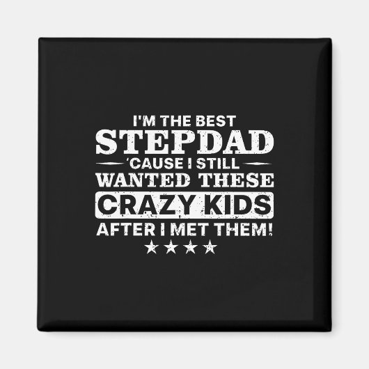Aimant Cool Stepdad For Men Père Step Papa Parenthood St (Devant)