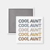 Aimant Cool Tante Moderne Cadeaux mignons pour Tante (Recto/Verso)
