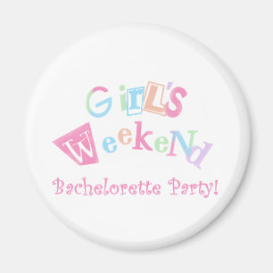 Aimant Cool Texte Filles Week-end Bachelorette Party