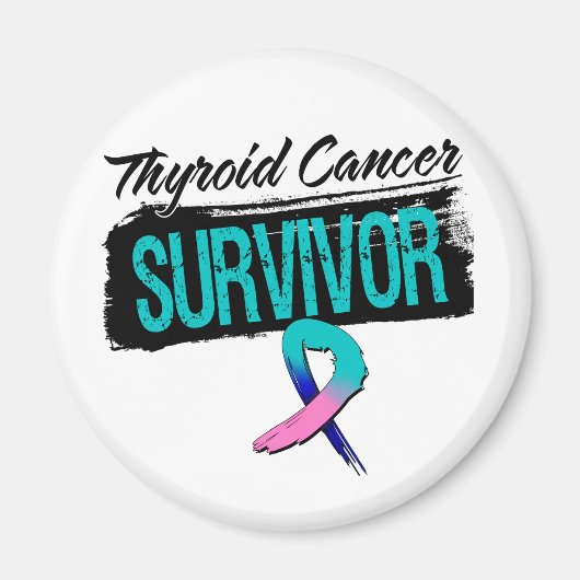 Aimant Cool Thyroïde Cancer Survivant (Devant)