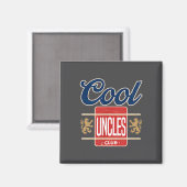 Aimant Cool Uncles Club For New Uncle Father's Day Uncle  (Recto/Verso)