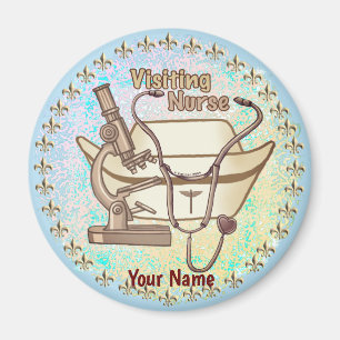 Aimant Cool visitant l'aimant de l'infirmière