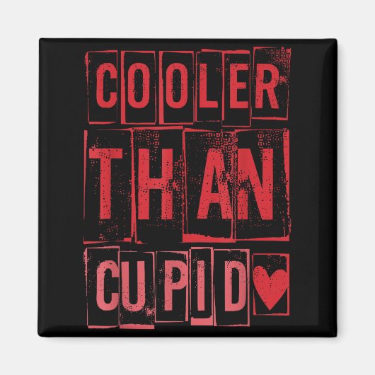 Aimant Cooler Than Cud Cute Valentine's Day Kids Boys Gir (Devant)