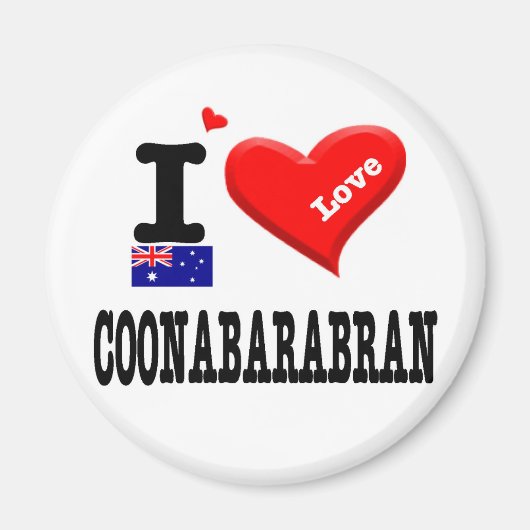 Aimant COONABARABRAN - I Love (Devant)