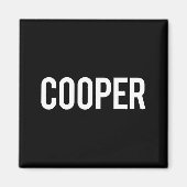 Aimant Cooper - Cool New Funny Name Fan Gift Tee  (Devant)