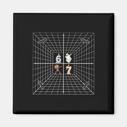 Aimant Coordinate 6 7 Funny Math Teacher Meme Science Hal (Devant)