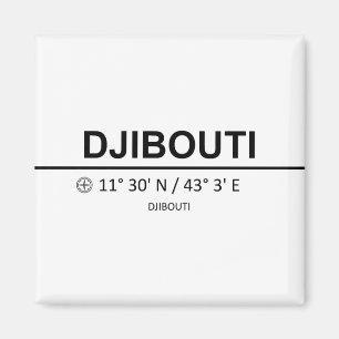 Aimant Coordinates de Djibouti
