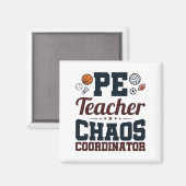 Aimant Coordinateur PE Teacher Chaos (Recto/Verso)
