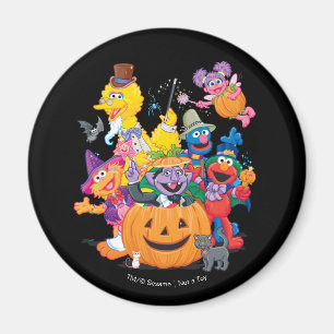 Aimant Copains de Sesame Street   Joyeux Halloween