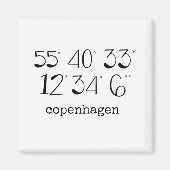Aimant Copenhague Danemark (Devant)