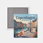Aimant Copenhague, Danemark (Recto/Verso)