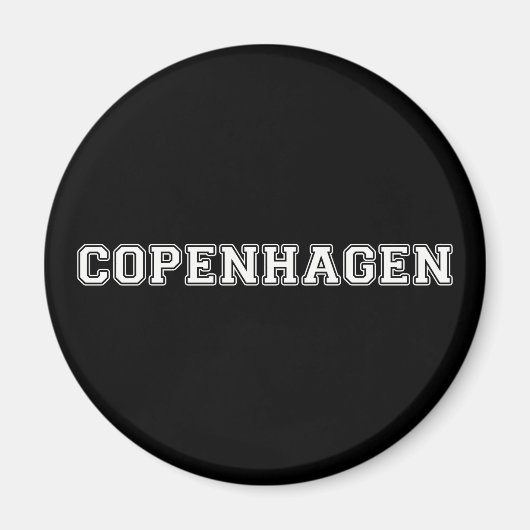 Aimant Copenhague Danemark (Devant)